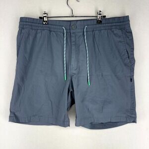 Cotopaxi‎ Mens Stretch Waist Blue Grey Shorts Size XL